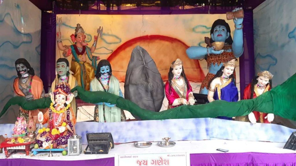 Ahmedabad: Themes of mythological events seen in Ganesh Pandals, people are made aware of cultural heritage
