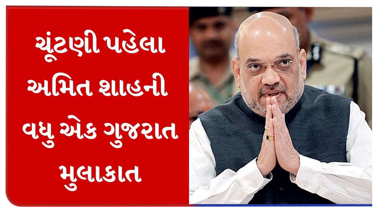 Gujarat Election: કેન્દ્રીય ગૃહ પ્રધાન અમિત શાહ આવતીકાલે આવશે ગુજરાત, પોતાના મત વિસ્તારના કાર્યક્રમોમાં આપશે હાજરી