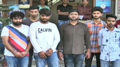 Ahmedabad: સિંધુ ભવન રોડ પર જાહેરમાં ફટાકડા ફોડનારા 9 નબીરા પોલીસ પિંજરે પૂરાયા