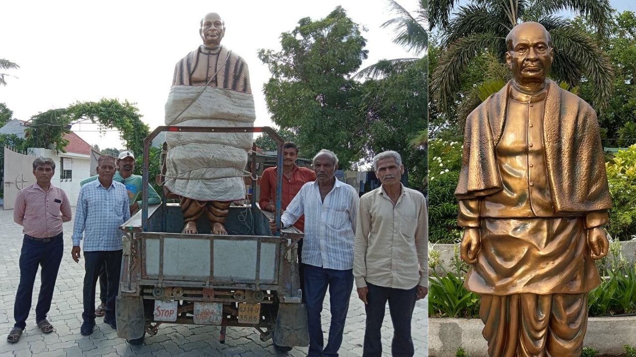 આગામી 31મી ઓક્ટોબરે સરદાર પટેલની 147મી જન્મ જયંતી છે, ત્યારે ઉદ્યોગપતિ ગોપાલ વસ્તરપરાને 147 ગામોમાં સરદાર પટેલની પ્રતિમા મૂકવાનો અનોખો વિચાર આવ્યો.આ પ્રતિમાઓ બનાવવા રાજકોટમાં તેમણે તેમના મિત્રને વાત કરી અને તેમના મિત્રની રાજકોટની જ ફેકટરીમાં આ સ્ટેચ્યુસ બનાવવાનુ નક્કી કર્યું.આ સ્ટેચ્યુ બનાવવા માટે ખાસ પ્રકારની ડાય તૈયાર કરવામાં આવી છે અને ફાઇબર મટીરીયલમાંથી આ સ્ટેચ્યુ બનાવવામાં આવ્યા છે.