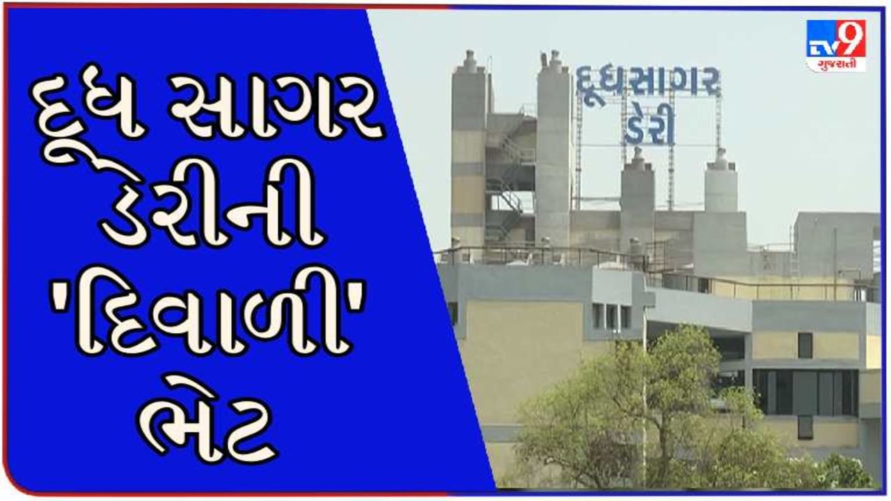 Mehsana : દૂધ સાગર ડેરીની પશુપાલકોને દિવાળી ભેટ, દૂધ ફેટમાં કિલો દીઠ 10 રૂપિયાનો કરાયો વધારો