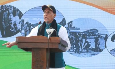 આઝાદી બાદ જમ્મુ-કાશ્મીરમાં વિકાસના અભાવે આતંકવાદ વધ્યો, લદ્દાખમાં રાજનાથ સિંહે કર્યો દાવો