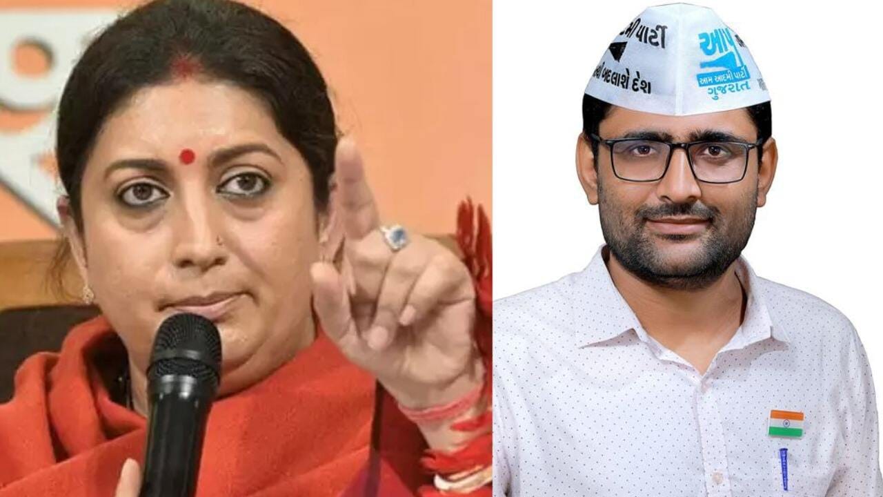 Gujarat Election 2022: હીરા બા અંગેની ટીપ્પણી મુદ્દે ગોપાલ ઇટાલિયા અને કેન્દ્રીય મંત્રી સ્મૃતિ ઇરાનીના પરસ્પર વાકપ્રહાર