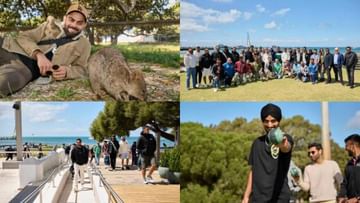 Indian teamએ ઓસ્ટ્રેલિયાના રોટનેસ્ટ આઈલેન્ડની મુલાકાત લીધી, વિરાટ કોહલીએ દુર્લભ પ્રાણી સાથે ફોટો પડાવ્યો