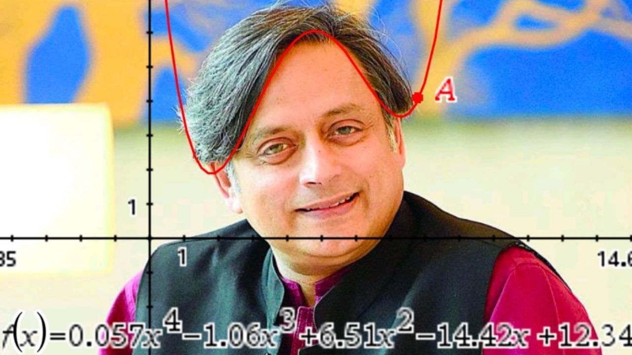 Shashi Tharoor : ગણિતની ફોર્મ્યુલા સાથે શશિ થરૂરની હેરસ્ટાઈલની કરી સરખામણી, લોકોએ કહ્યું- સારી મજાક હતી