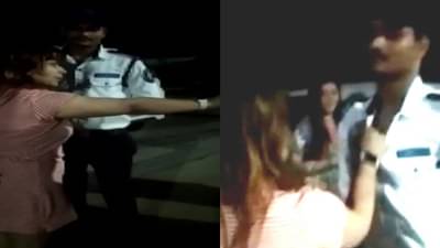 દારુના નશામાં યુવતીઓએ સિક્યોરિટી ગાર્ડ સાથે કર્યુ અભદ્ર વર્તન, વીડિયો વાયરલ થતા હવે ખાવી પડશે જેલની હવા