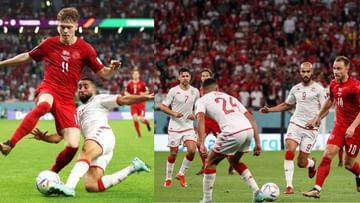 FIFA 2022 Denmark Vs Tunisia : ફિફા વર્લ્ડકપ 2022ની બીજી ડ્રો મેચ, ડેનમાર્ક અને ટ્યુનિશિયાના એકપણ ખેલાડી ન મારી શક્યા ગોલ