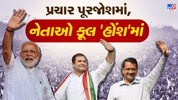 Gujarat Election 2022 : ચૂંટણી પહેલા ભાજપનો આક્રમક પ્રચાર, કેન્દ્રીય નેતાઓ 93 બેઠકો પર ગજવશે સભા