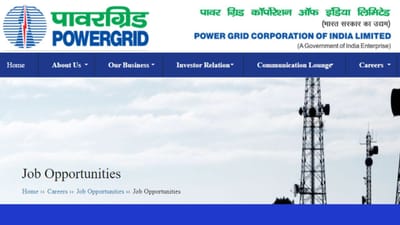 PGCIL Recruitment: પાવર ગ્રીડ લિમિટેડમાં બમ્પર ખાલી જગ્યા, 1.2 લાખથી વધુ પગાર