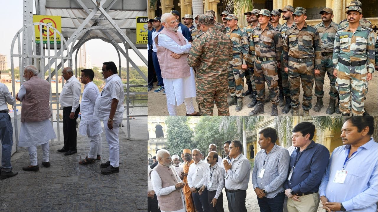 દુર્ઘટના સમયે બચાવ કામગીરીમાં લાગેલી ટીમના સભ્યો સાથે પણ વડાપ્રધાન મોદી એ મુલાકાત કરી હતી. તેમના યોગદાન વિશે જાણી વડાપ્રધાન મોદી એ તેમનો આભાર પણ વ્યક્ત કર્યો હતો.