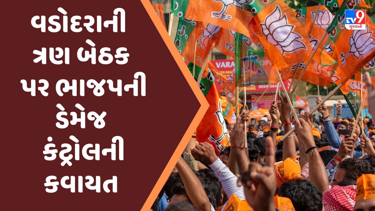 Gujarat Election 2022: વડોદરા જિલ્લાની 3 બેઠક પર ભાજપની ડેમેજ કંટ્રોલની કવાયત