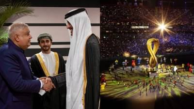 FIFA 2022માં ઉપરાષ્ટ્રપતિ જગદીપ ધનખડે કર્યુ ભારતનું પ્રતિનિધત્વ, કતારમાં ફિફા વર્લ્ડકપની સેરેમનીમાં આપી હાજરી