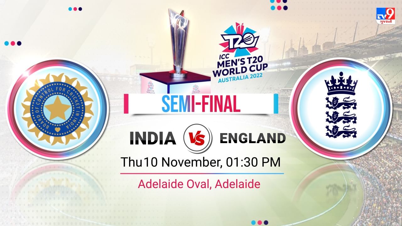 India vs England T20 Semi Final Live Update:    ભારત સેમિફાઈનલમાં ઈંગ્લેન્ડ સામે ખરાબ રીતે હાર્યું