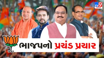 ગુજરાતના ચૂંટણી રણમાં ભાજપના દિગ્ગજો મેદાને, યોગી આદિત્યનાથ, જેપી નડ્ડા, શિવરાજસિંહ અને અનુરાગ ઠાકુરનો ધુંઆધાર પ્રચાર