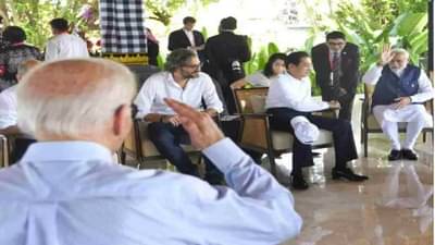 G20 સમિટ: PM નરેન્દ્ર મોદી અને યુએસ પ્રમુખે બાલીમાં મેન્ગ્રોવ ફોરેસ્ટમાં શુભેચ્છાઓનું આદાન પ્રદાન કર્યું