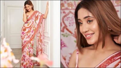 સીરિયલ 'યે રિશ્તા ક્યા કહેલાતા હૈ'ની નાયરા એટલે કે શિવાંગી જોશી સોશિયલ મીડિયા પર ઘણી એક્ટિવ રહે છે. શિવાંગીએ સાડીમાં ખૂબ જ સુંદર તસવીરો શેર કરી છે. દેશી ગર્લનો આ ફોટો તેના ફેન્સને ખૂબ જ પસંદ આવી રહ્યો છે.