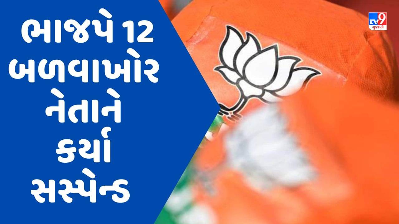 Gandhinagar: ભાજપે પક્ષ વિરોધી પ્રવૃતિ કરનારા, પાર્ટીની વિરુદ્ધ જઈ અપક્ષ ઉમેદવારી કરનારા 12 નેતાઓને કર્યા સસ્પેન્ડ