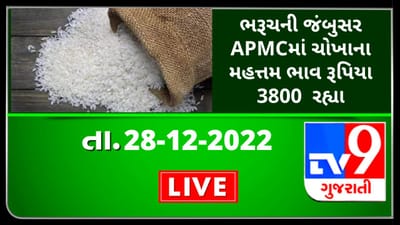 Mandi : ભરૂચના જંબુસર APMCમાં ચોખાના મહત્તમ ભાવ રૂપિયા 3800 રહ્યા, જાણો જુદા-જુદા પાકના ભાવ