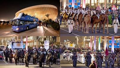 કતારના લુસેલ સ્ટેડિયમમાં ફાઈનલ મેચમાં ડિફેન્ડિંગ ચેમ્પિયન ટીમ ફ્રાન્સ સામે આર્જેન્ટિનાની ટીમે રોમાંચક જીત મેળવી હતી. ત્રીજીવાર ચેમ્પિયન બન્યા બાદ આર્જેન્ટિના ટીમે કતારના દોહાના રસ્તાઓ પર ટ્રોફી પરેડ કરી હતી. કતારની સરકારે વિજેતા ટીમ માટે ભવ્ય પરેડનું આયોજન કર્યુ હતુ. આર્જેન્ટિનાના ખેલાડીઓએ બસમાંથી ફેન્સનું અભિવાદન કરી રહ્યા હતા.