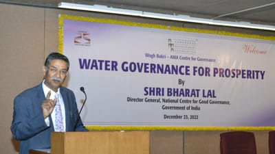 ગુજરાતે જળ વ્યવસ્થાપન ક્ષેત્રે કરેલી કામગીરીના લીધે આર્થિક વિકાસદર અને કૃષિ વિકાસદર ડબલ ડિજિટમાં પહોંચ્યો : ભરત લાલ