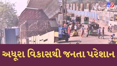 ભાવનગરની જનતા અધુરા વિકાસ કામોથી પરેશાન,ઓવરબ્રિજની મંથરગતિની કામગીરીના કારણે સતત ટ્રાફિકથી હાલાકી