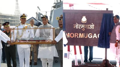 ભારતીય નેવીમાં આધુનિક શસ્ત્રોથી સજ્જ આઈએનએસ મોર્મુગાઓ જોડાઈ ગયુ છે. રક્ષા મંત્રી રાજનાથ સિંહે તેને ભારતીય નેવીને સોંપ્યુ છે. આ યુદ્ધ જહાજ 19 ડિસેમ્બર, 2021ના રોજ પ્રથમ વખત સમુદ્રમાં ઉતર્યું હતુ. આ વિનાશક યુદ્ધ જહાજને ભારતીય નૌકાદળના 'વોરશિપ ડિઝાઇન બ્યુરો' દ્વારા ડિઝાઇન કરવામાં આવ્યુ છે અને તેને મુંબઈની મઝાગોન ડોક શિપબિલ્ડર્સ લિમિટેડ દ્વારા બનાવવામાં આવ્યું છે.