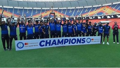 વિજય હજારે ટ્રોફીમાં સૌરાષ્ટ્ર બન્યુ ચેમ્પિયન, મહારાષ્ટ્ર સામે 5 વિકેટથી મેળવી જીત