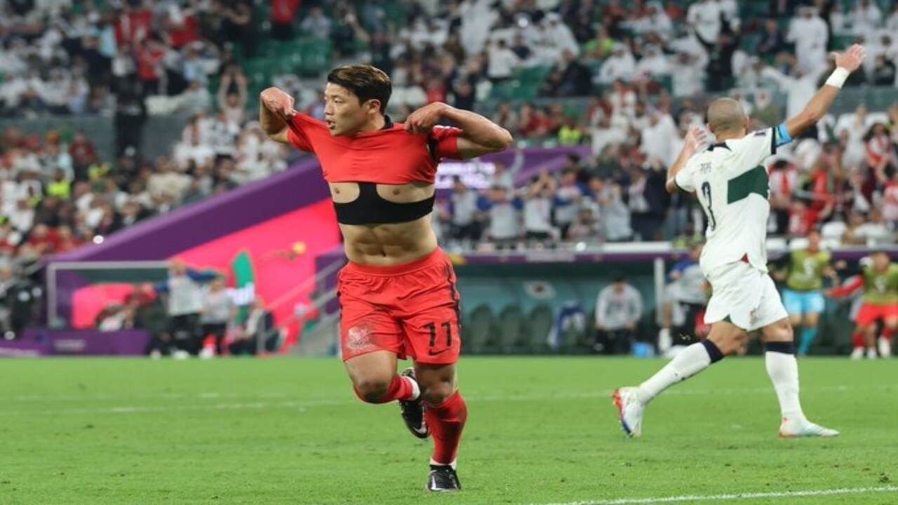 Portugal vs South Korea : પોર્ટુગલ સામે 2-1થી ભવ્ય જીત મેળવી દક્ષિણ કોરિયા પહોંચી પ્રી કવાર્ટર ફાઈનલમાં