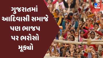 Gujarat Election Result 2022: ગુજરાતમાં આદિવાસી સમાજે પણ ભાજપ પર ભરોસો મૂક્યો, ગત ચુંટણી કરતાં 12 બેઠકો વધારે મળી