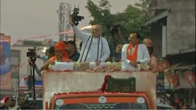 ગુજરાત ચૂંટણી 2022: કેન્દ્રીય ગૃહમંત્રી અમિત શાહનો વડોદરામાં યોજાયો રોડ શો, મોટી સંખ્યામાં ઉમટી જનમેદની