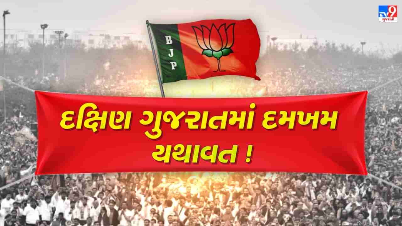 South Gujarat Election Result 2022: દક્ષિણ ગુજરાતમાં BJPનો દમખમ દેખાયો યથાવત, બોલ બચ્ચન આપના પાટીયા ઝુલી ગયા તો કોંગ્રેસ અમુક બેઠક સાચવવામાં સફળ