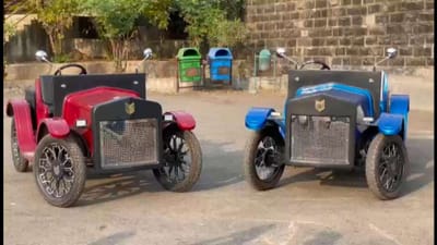 રાજકોટ: પિતા-પુ્ત્રની જોડીએ બનાવી વિન્ટેજ કારને પણ ટક્કર મારે તેવી કાર, તેને જોઈ સહુ કોઈની આંખો થઈ જાય છે ચાર