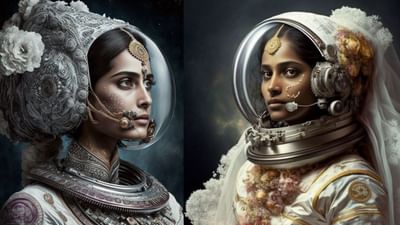 Viral Photos : અંતરિક્ષ યાત્રી બની દુલ્હન..! તસ્વીરો જોઈને વિચારમાં પડ્યા લોકો, જાણો આખરે શું છે ખાસ?