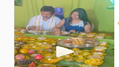 સાસુએ જમાઇને ધરાવ્યો અન્નકુટ ! વાનગી ગણી ગણીને જ જમાઇ થાકી ગયા, જુઓ Viral Video