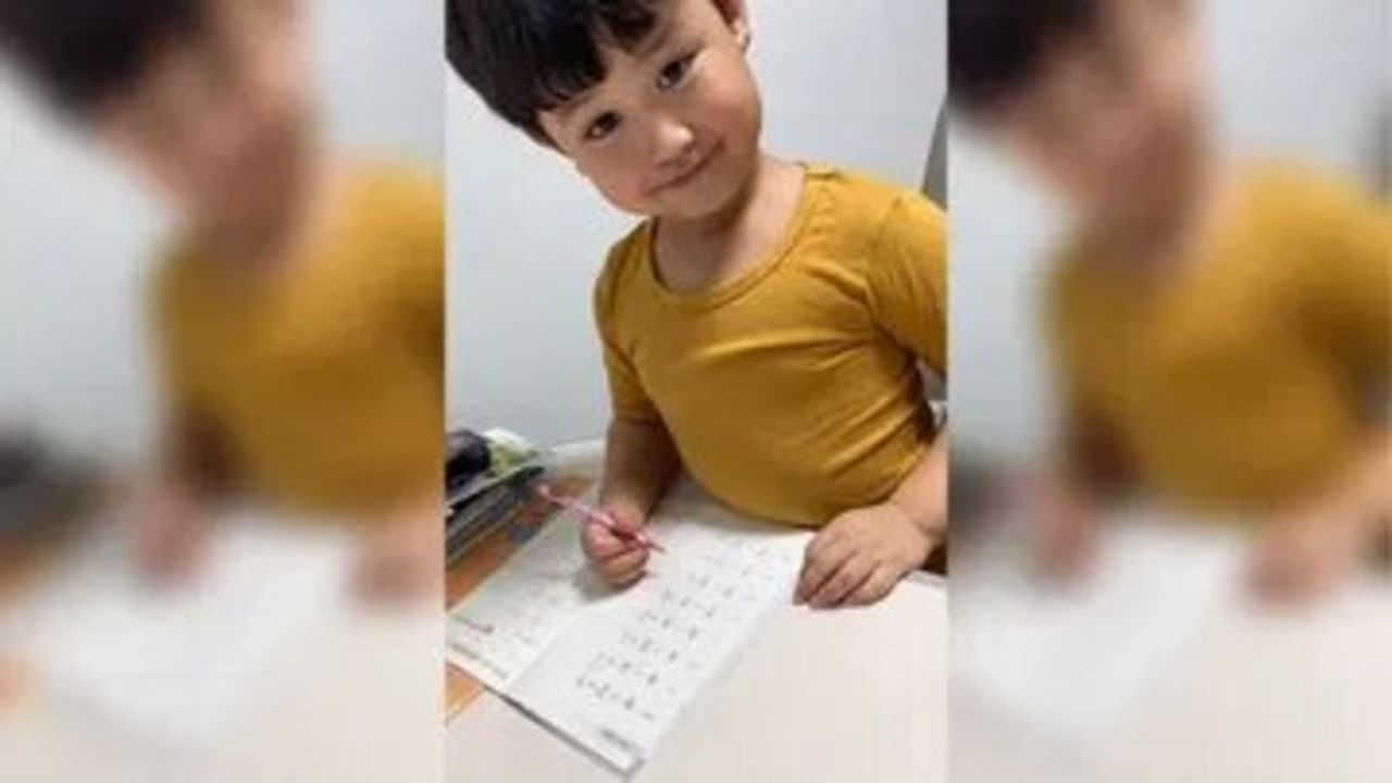 Viral Video : બાળક મસ્તીમાં ગણિતના પ્રશ્નો ઉકેલતો જોવા મળ્યો, તેનો જુસ્સો જોઈને લોકોને તેમનું બાળપણ યાદ આવી ગયું