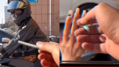 Instagram Reel : સિગારેટ લેવાના ચક્કરમાં ઊંધા માથે પડી પાપાની પરી, Video જોઈને તમે પણ હસવાનું રોકી શકશો નહી