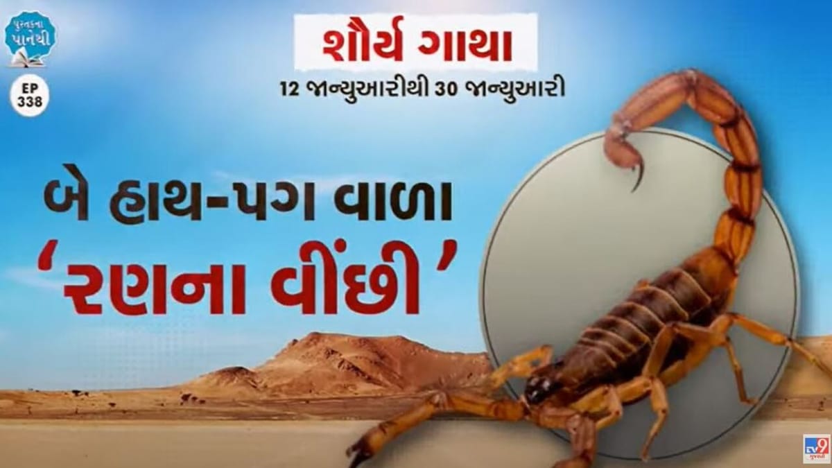 Pustak na pane thi: જાણો બે હાથ - પગ વાળા ‘રણના વીંછીְ’ કોણ છે! Pustak na pane thi: જાણો બે હાથ - પગ વાળા ‘રણના વીંછીְ’ કોણ છે!