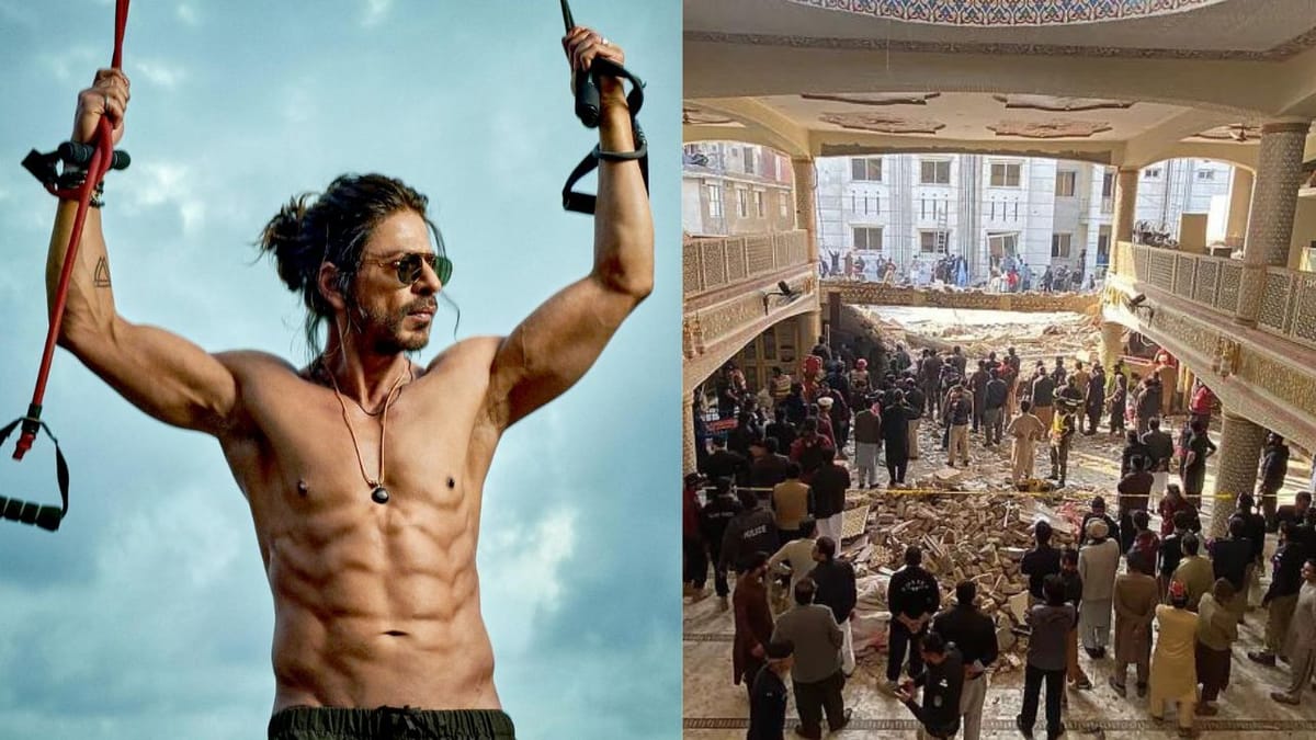 Viral Video : Pakistan માં થયેલા આત્મઘાતી હુમલા વચ્ચે શાહરુખનો વીડિયો થયો વાયરલ, લોકોએ પૂછ્યું - 'પઠાણ' કોણ જીત્યું ?