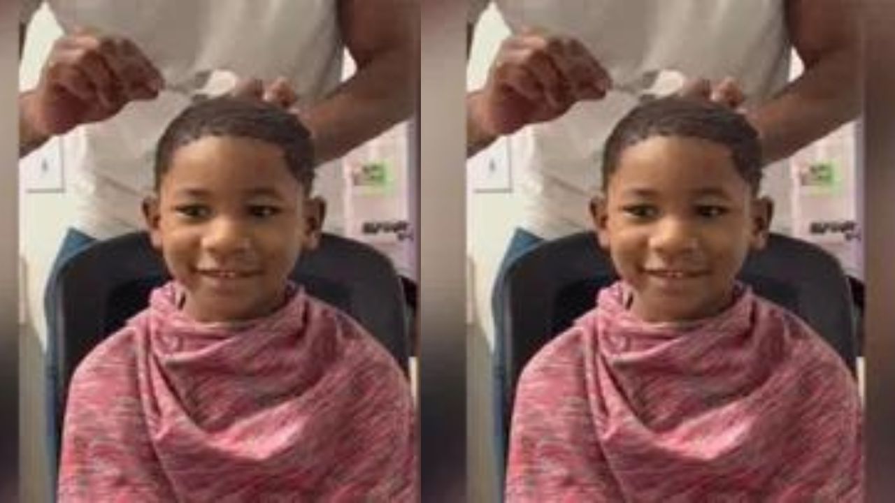 Viral Video: પિતાએ ચમ્મચીથી કાપ્યા દીકરાના વાળ, યુઝર્સે કહ્યું - આને કહેવાય ખરું ટેલેન્ટ