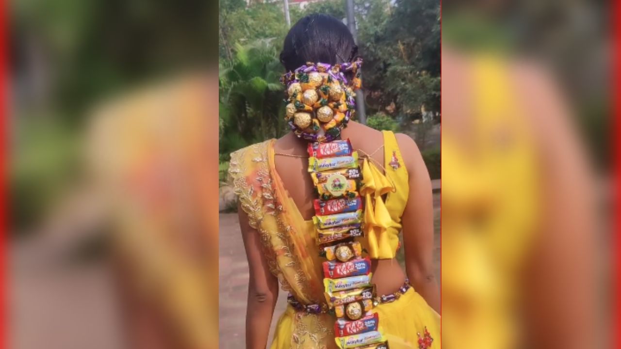 Instagram Reel : દુલ્હને પોતાના લગ્નમાં પહેર્યા કંઈક એવા ઘરેણા, તમે પણ જોઈને રહી જશો દંગ, જુઓ Video