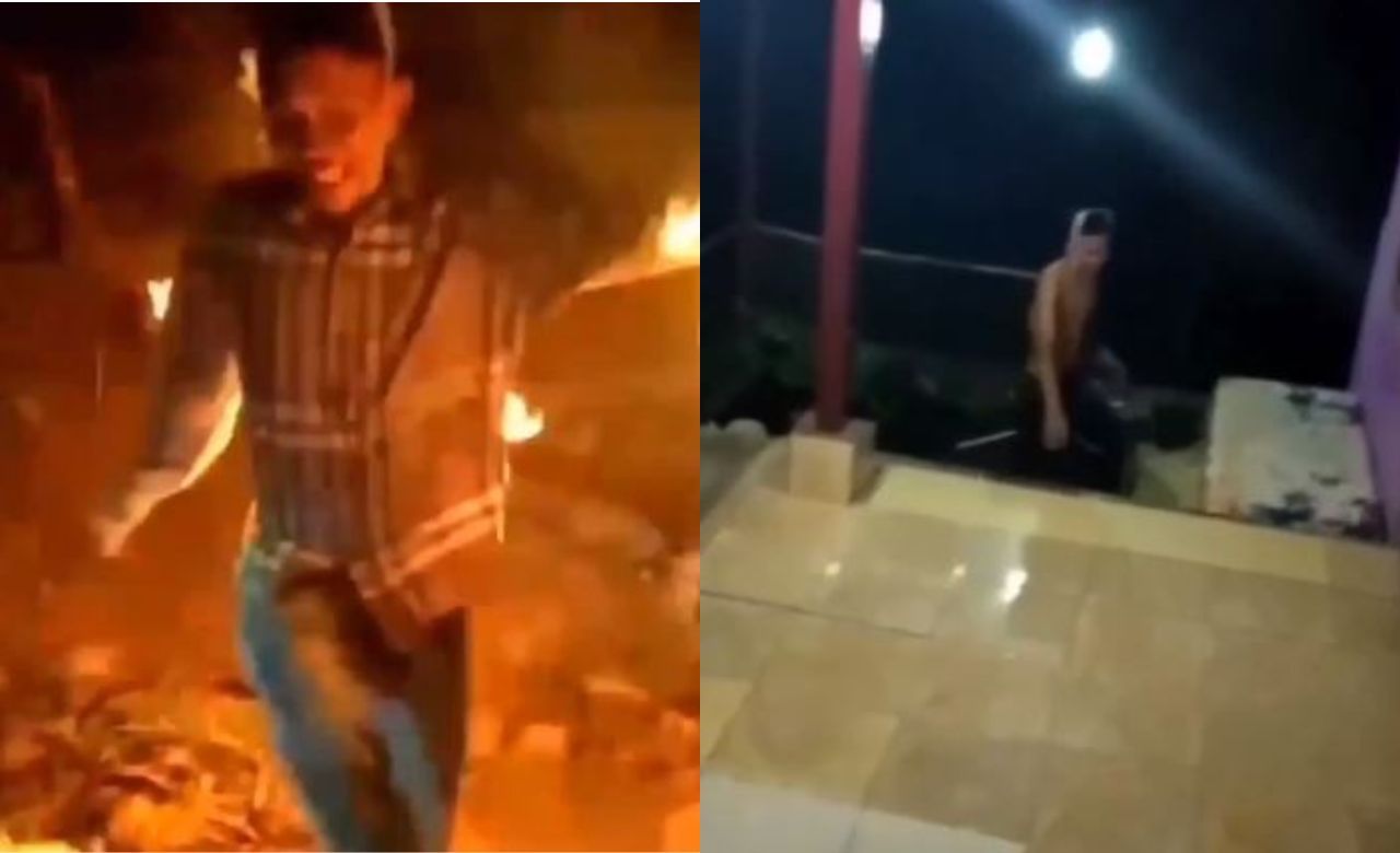 Instagram Funny Video reel : આગની મસ્તી છોકરાને ભારે પડી, લોકોએ કહ્યું-ભાઈની ઠંડી છુટી ગઈ