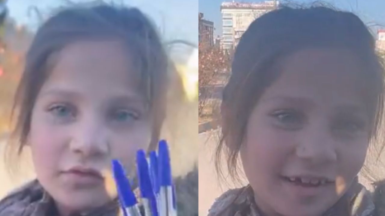 Twitter Video : રસ્તા પર પેન વેચતી બાળકીની મહિલાએ કરી મદદ, બાળકીની ખુશી જોઈને યુઝર્સ થવા ભાવુક, જુઓ વીડિયો