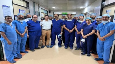 હૃદયમાં મેલોડી વાલ્વ એ નેટિવ આરવીઓટી મુકવાની ભારતની પ્રથમ સર્જરી અમદાવાદમાં કરવામાં આવી