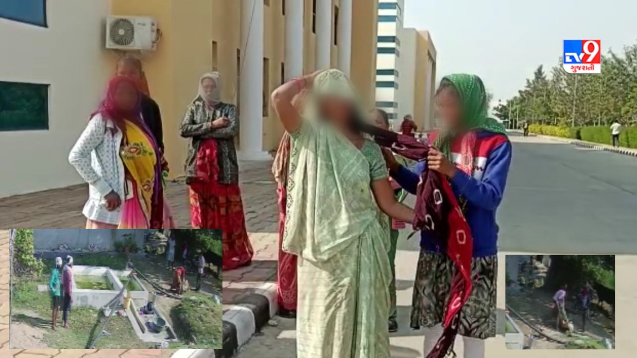 વિચિત્ર વહેમ રાખીને મહિલાને ઢસડીને લઈ જઈ બેરહેમ માર માર્યો, CCTV ફૂટેઝ આવ્યા સામે-Video