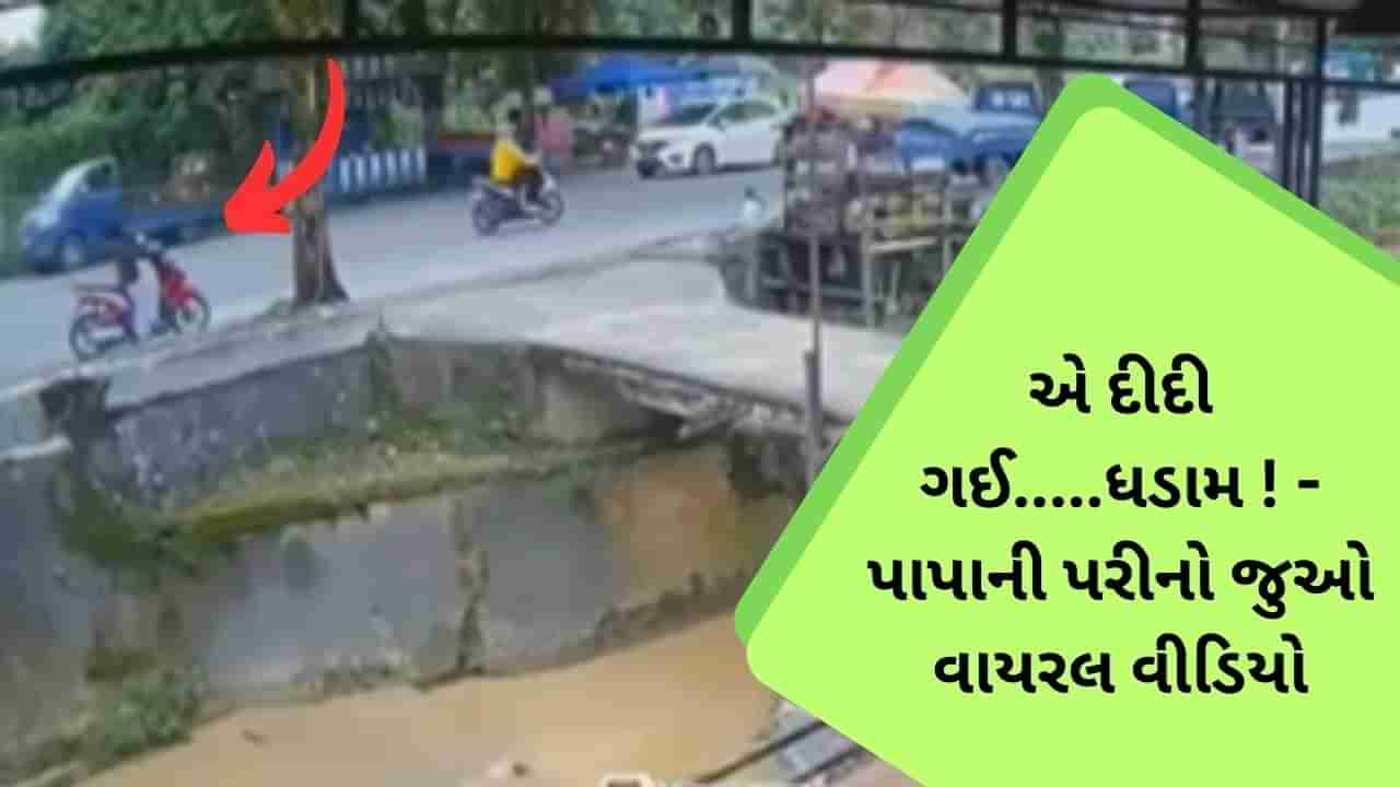 Scooty Girl Viral Video : દીદી તો હેવી ડ્રાઇવર નીકળી, સ્કૂટી સાથે સીધી નાળામાં પડી ધડામ- જુઓ Viral Video