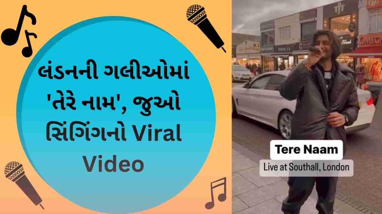 Singing Viral video : લંડનમાં ગુંજ્યું તેરે નામ ! વ્યક્તિએ એટલું સુંદર ગાયું કે લોકો થયા આશ્ચર્યચકિત-જુઓ Viral video