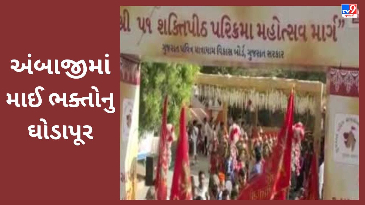 Gujarat Video : ભક્તિના રંગમાં રંગાયુ અંબાજી, 51 શક્તિપીઠ પરિક્રમા મહોત્સવનો આજે બીજો દિવસ Gujarat Video : ભક્તિના રંગમાં રંગાયુ અંબાજી, 51 શક્તિપીઠ પરિક્રમા મહોત્સવનો આજે બીજો દિવસ