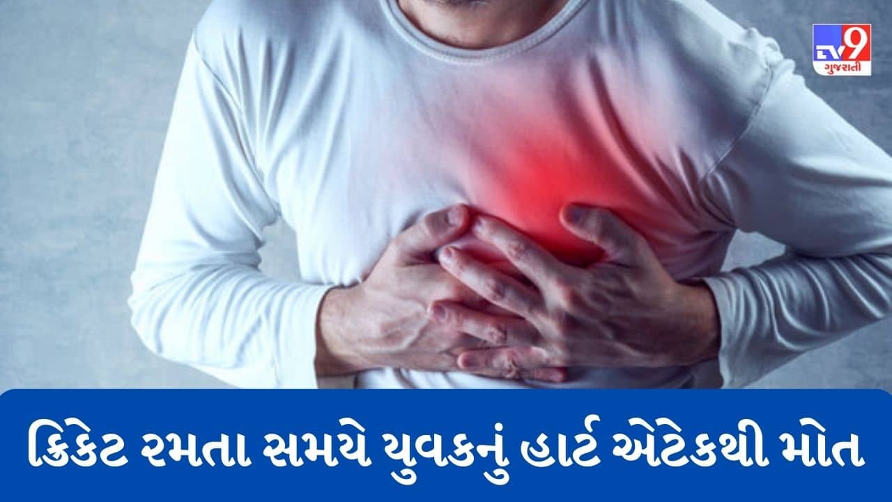 Gujarati Video: અમદાવાદમાં ક્રિકેટ રમી રહેલા યુવકનું હાર્ટ એટેકથી મોત, યુવાનની અણધારી વિદાયથી પરીવારમાં શોકનો માહોલ, જુઓ Video
