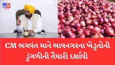 Gujarati Video: ભાવનગરના ખેડૂતોએ ડુંગળીના ભાવ મુદ્દે પંજાબના CM ભગવંત માનને કરી રજૂઆત, ભગવંત માને ડુંગળીની ખરીદીની તૈયારી દર્શાવી