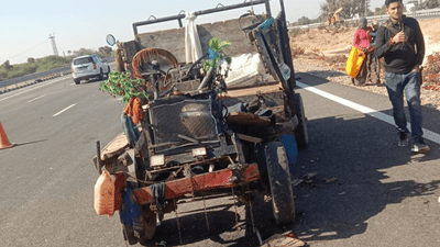 ગઈકાલે ઉદ્દઘાટન અને આજે અકસ્માત, દિલ્હી-મુંબઈ એક્સપ્રેસ વે પર બે કાર વચ્ચે ટક્કર, 2 લોકોની હાલત ગંભીર